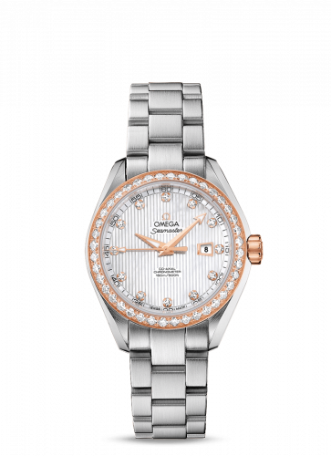 Omega Seamaster Aqua Terra 150M Co-Axial 34 Stainless Steel / Red Gold / Diamond / MOP / Bracelet 231.25.34.20.55.003