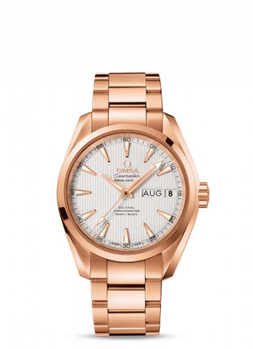 Omega Seamaster Aqua Terra 150M Co-Axial 38.5 Annual Calendar Red Gold / Silver / Bracelet 231.50.39.22.02.001 Omega Seamaster Aqua Terra 150M Co-Axial 38.5 Annual Calendar Red Gold / Silver / Bracelet 231.50.39.22.02.001