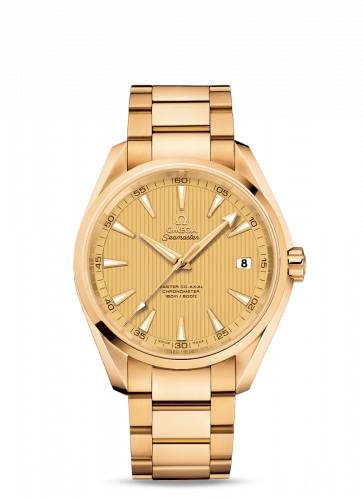 Omega Seamaster Aqua Terra 150m Master Co-Axial 41.5 Yellow Gold / Champagne / Bracelet 231.50.42.21.08.001