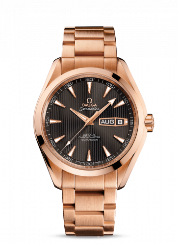 Omega Seamaster Aqua Terra 150m Co-Axial 43 Annual Calendar Red Gold / Grey / Bracelet 231.50.43.22.06.001 Omega Seamaster Aqua Terra 150m Co-Axial 43 Annual Calendar Red Gold / Grey / Bracelet 231.50.43.22.06.001