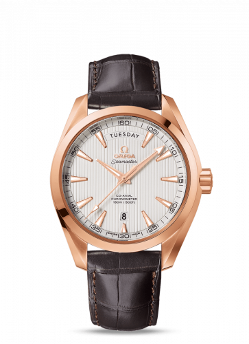 Omega Seamaster Aqua Terra 150m Co-Axial 41.5 Day-Date Red Gold / Silver 231.53.42.22.02.001 Omega Seamaster Aqua Terra 150m Co-Axial 41.5 Day-Date Red Gold / Silver 231.53.42.22.02.001