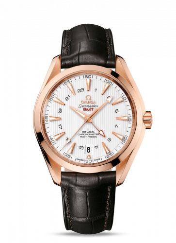 Omega Seamaster Aqua Terra 150M Co-Axial 43 GMT Red Gold / Silver 231.53.43.22.02.001 Omega Seamaster Aqua Terra 150M Co-Axial 43 GMT Red Gold / Silver 231.53.43.22.02.001