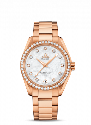 Omega Seamaster Aqua Terra 150M Master Co-Axial 38.5 Red Gold / MOP / Diamond 231.55.39.21.55.001 Omega Seamaster Aqua Terra 150M Master Co-Axial 38.5 Red Gold / MOP / Diamond 231.55.39.21.55.001