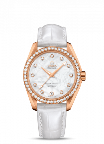 Omega Seamaster Aqua Terra 150M Master Co-Axial 38.5 Red Gold / Diamond / MOP 231.58.39.21.55.001 Omega Seamaster Aqua Terra 150M Master Co-Axial 38.5 Red Gold / Diamond / MOP 231.58.39.21.55.001