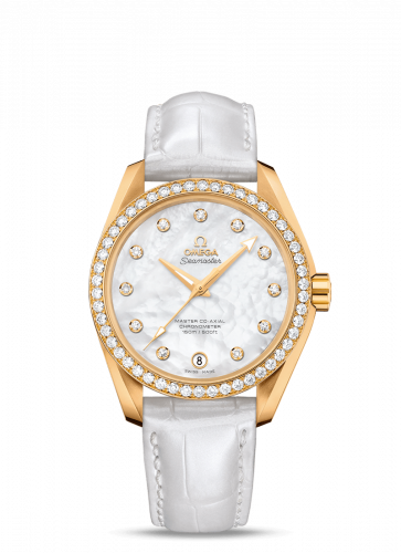 Omega Seamaster Aqua Terra 150M Master Co-Axial 38.5 Yellow Gold / Diamond / MOP 231.58.39.21.55.002