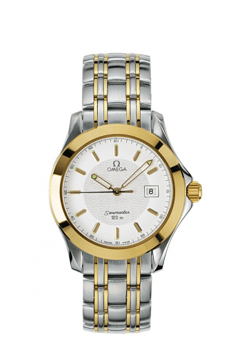 Omega Seamaster 120M Quartz 41 Stainless Steel / Yellow Gold / White / Bracelet 2311.21.00 Omega Seamaster 120M Quartz 41 Stainless Steel / Yellow Gold / White / Bracelet 2311.21.00