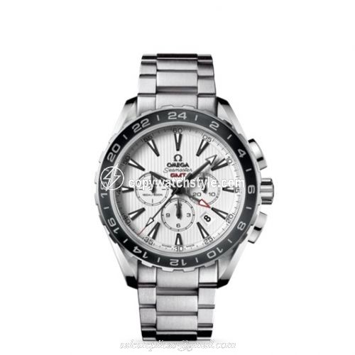 Omega Seamaster Aqua Terra 150M Co-Axial 44 GMT Chronograph Stainless Steel / Silver / Bracelet 231.10.44.52.04.001 Omega Seamaster Aqua Terra 150M Co-Axial 44 GMT Chronograph Stainless Steel / Silver / Bracelet 231.10.44.52.04.001