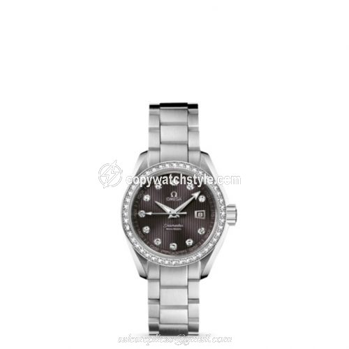 Omega Seamaster Aqua Terra 150M Quartz 30 Stainless Steel / Diamond / Grey / Bracelet 231.15.30.61.56.001 Omega Seamaster Aqua Terra 150M Quartz 30 Stainless Steel / Diamond / Grey / Bracelet 231.15.30.61.56.001