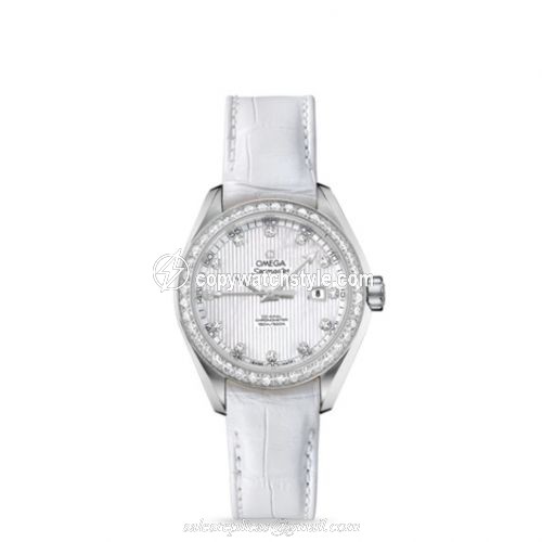 Omega Seamaster Aqua Terra 150M Co-Axial 34 Stainless Steel / Diamond / MOP 231.18.34.20.55.001 Omega Seamaster Aqua Terra 150M Co-Axial 34 Stainless Steel / Diamond / MOP 231.18.34.20.55.001
