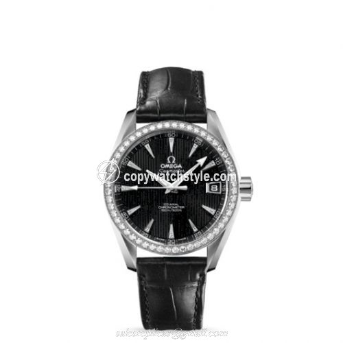Omega Seamaster Aqua Terra 150M Co-Axial 38.5 Stainless Steel / Diamond / Black 231.18.39.21.51.001 Omega Seamaster Aqua Terra 150M Co-Axial 38.5 Stainless Steel / Diamond / Black 231.18.39.21.51.001