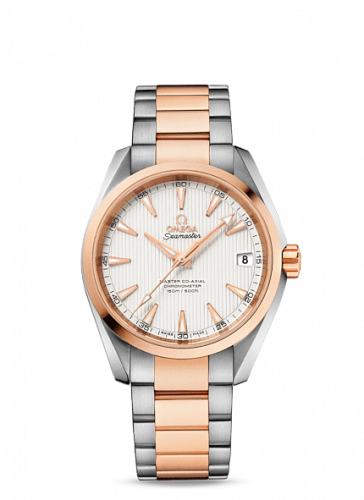 Omega Seamaster Aqua Terra 150m Master Co-Axial 38.5 Stainless Steel / Red Gold / Silver / Bracelet 231.20.39.21.02.001 Omega Seamaster Aqua Terra 150m Master Co-Axial 38.5 Stainless Steel / Red Gold / Silver / Bracelet 231.20.39.21.02.001