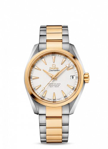 Omega Seamaster Aqua Terra 150m Master Co-Axial 38.5 Stainless Steel / Yellow Gold / Silver / Bracelet 231.20.39.21.02.002 Omega Seamaster Aqua Terra 150m Master Co-Axial 38.5 Stainless Steel / Yellow Gold / Silver / Bracelet 231.20.39.21.02.002