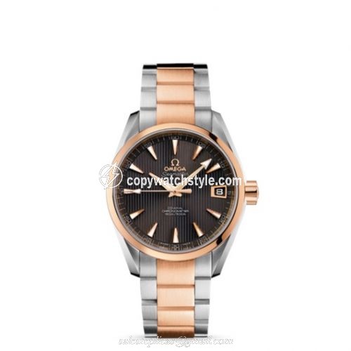 Omega Seamaster Aqua Terra 150M Co-Axial 38.5 Stainless Steel / Red Gold / Grey / Bracelet 231.20.39.21.06.001 Omega Seamaster Aqua Terra 150M Co-Axial 38.5 Stainless Steel / Red Gold / Grey / Bracelet 231.20.39.21.06.001