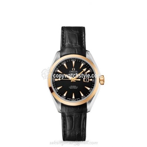 Omega Seamaster Aqua Terra 150M Co-Axial 34 Stainless Steel / Yellow Gold / Black 231.23.34.20.01.001 Omega Seamaster Aqua Terra 150M Co-Axial 34 Stainless Steel / Yellow Gold / Black 231.23.34.20.01.001