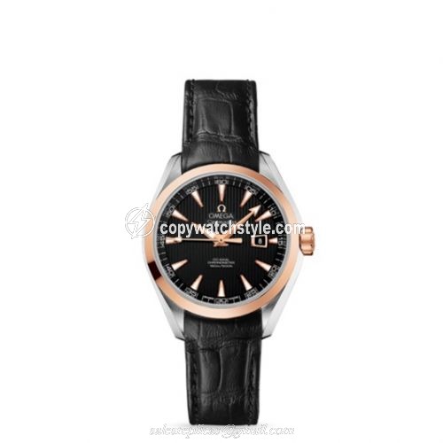 Omega Seamaster Aqua Terra 150M Co-Axial 34 Stainless Steel / Red Gold / Black 231.23.34.20.01.002 Omega Seamaster Aqua Terra 150M Co-Axial 34 Stainless Steel / Red Gold / Black 231.23.34.20.01.002