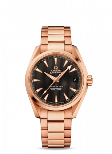 Omega Seamaster Aqua Terra 150m Master Co-Axial 38.5 Red Gold / Grey / Bracelet 231.50.39.21.06.003 Omega Seamaster Aqua Terra 150m Master Co-Axial 38.5 Red Gold / Grey / Bracelet 231.50.39.21.06.003