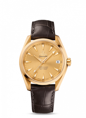 Omega Seamaster Aqua Terra 150m Master Co-Axial 38.5 Yellow Gold / Champagne 231.53.39.21.08.001 Omega Seamaster Aqua Terra 150m Master Co-Axial 38.5 Yellow Gold / Champagne 231.53.39.21.08.001