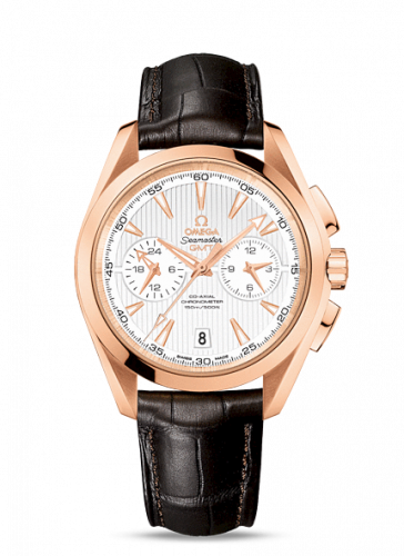 Omega Seamaster Aqua Terra 150M Co-Axial 43 GMT Chronograph Red Gold / Silver 231.53.43.52.02.001 Omega Seamaster Aqua Terra 150M Co-Axial 43 GMT Chronograph Red Gold / Silver 231.53.43.52.02.001