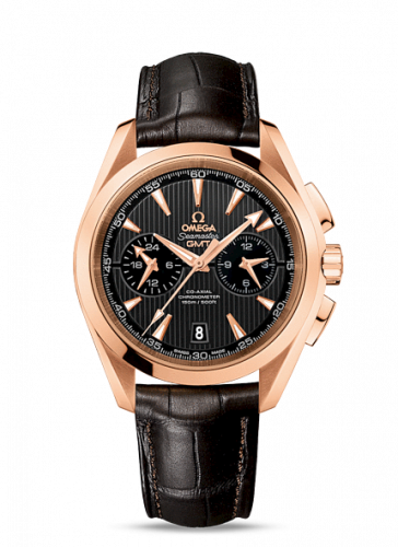 Omega Seamaster Aqua Terra 150M Co-Axial 43 GMT Chronograph Red Gold / Grey 231.53.43.52.06.001 Omega Seamaster Aqua Terra 150M Co-Axial 43 GMT Chronograph Red Gold / Grey 231.53.43.52.06.001