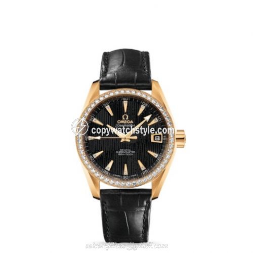 Omega Seamaster Aqua Terra 150M Co-Axial 38.5 Yellow Gold / Diamond / Black 231.58.39.21.51.002 Omega Seamaster Aqua Terra 150M Co-Axial 38.5 Yellow Gold / Diamond / Black 231.58.39.21.51.002