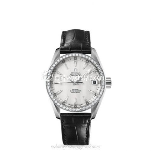 Omega Seamaster Aqua Terra 150M Co-Axial 38.5 White Gold / Diamond / Silver 231.58.39.21.52.001 Omega Seamaster Aqua Terra 150M Co-Axial 38.5 White Gold / Diamond / Silver 231.58.39.21.52.001