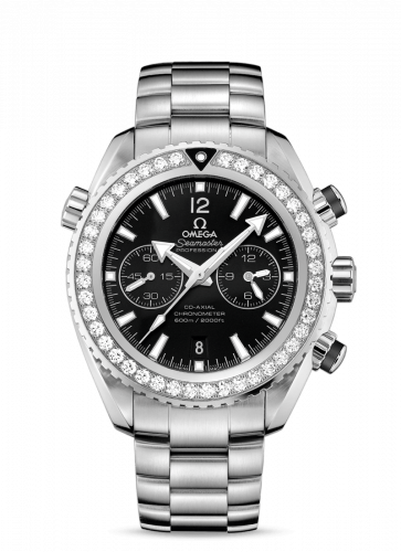 Omega Seamaster Planet Ocean 600M Co-Axial 45.5 Chronograph Stainless Steel / Diamond / Black / Bracelet 232.15.46.51.01.001 Omega Seamaster Planet Ocean 600M Co-Axial 45.5 Chronograph Stainless Steel / Diamond / Black / Bracelet 232.15.46.51.01.001