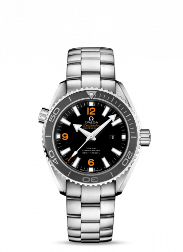 Omega Seamaster Planet Ocean 600M Co-Axial 37.5 Stainless Steel / Orange Numerals / Bracelet 232.30.38.20.01.002 Omega Seamaster Planet Ocean 600M Co-Axial 37.5 Stainless Steel / Orange Numerals / Bracelet 232.30.38.20.01.002