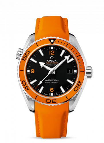 Omega Seamaster Planet Ocean 600M Co-Axial 45.5 Stainless Steel / Orange / Orange Rubber 232.32.46.21.01.001 Omega Seamaster Planet Ocean 600M Co-Axial 45.5 Stainless Steel / Orange / Orange Rubber 232.32.46.21.01.001