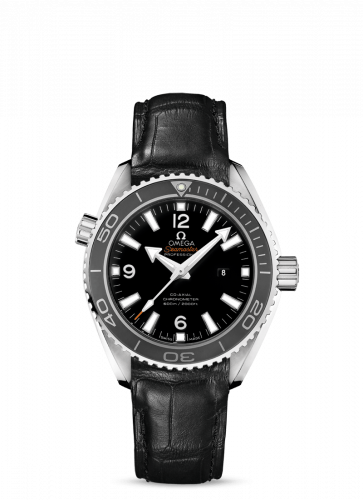 Omega Seamaster Planet Ocean 600M Co-Axial 37.5 Stainless Steel / Black / Alligator 232.33.38.20.01.001 Omega Seamaster Planet Ocean 600M Co-Axial 37.5 Stainless Steel / Black / Alligator 232.33.38.20.01.001