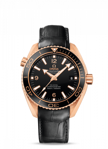 Omega Seamaster Planet Ocean 600M Co-Axial 42 Red Gold / Black / Alligator 232.63.42.21.01.001 Omega Seamaster Planet Ocean 600M Co-Axial 42 Red Gold / Black / Alligator 232.63.42.21.01.001