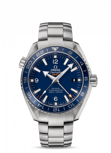 Omega Seamaster Planet Ocean 600M Co-Axial 43.5 GMT Titanium / Blue / Bracelet 232.90.44.22.03.001 Omega Seamaster Planet Ocean 600M Co-Axial 43.5 GMT Titanium / Blue / Bracelet 232.90.44.22.03.001