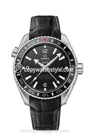 Omega Seamaster Planet Ocean 600M Co-Axial 43.5 GMT Platinum / Diamond / Oman 232.98.44.22.01.002