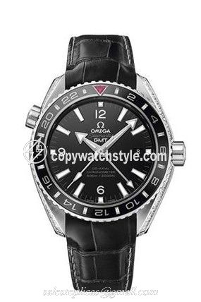 Omega Seamaster Planet Ocean 600M Co-Axial 43.5 GMT Platinum / Diamond / Abu Dhabi 232.98.44.22.01.005
