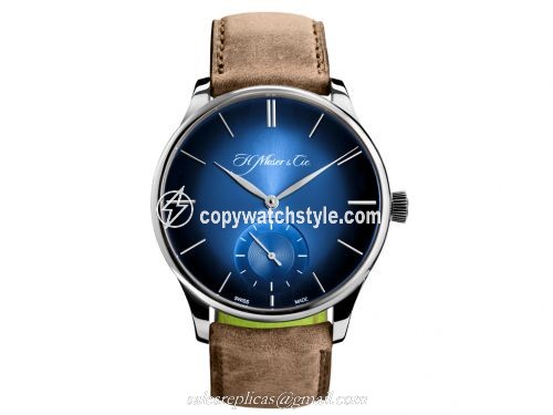 H. Moser & Cie Venturer Small Seconds XL Funky Blue, White Gold 2327-0203 H. Moser & Cie Venturer Small Seconds XL Funky Blue, White Gold 2327-0203