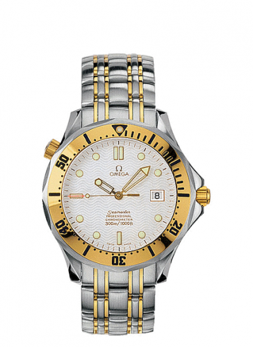 Omega Seamaster Diver 300M Automatic 41 Stainless Steel / Yellow Gold / White / Bracelet 2332.20.00 Omega Seamaster Diver 300M Automatic 41 Stainless Steel / Yellow Gold / White / Bracelet 2332.20.00