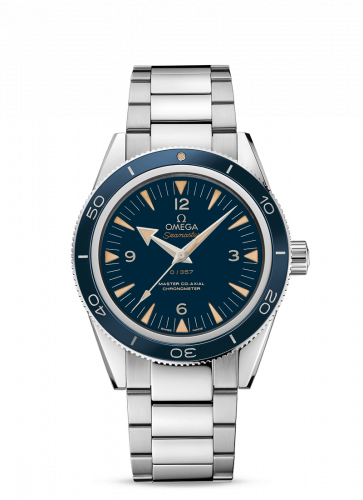 Omega Seamaster 300 Master Co-Axial Platinum / Blue / Bracelet 233.90.41.21.03.002 Omega Seamaster 300 Master Co-Axial Platinum / Blue / Bracelet 233.90.41.21.03.002