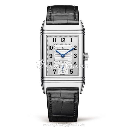Jaeger-LeCoultre Reverso Classic Medium Duoface Small Seconds Stainless Steel / Silver 2458420 Jaeger-LeCoultre Reverso Classic Medium Duoface Small Seconds Stainless Steel / Silver 2458420