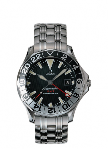 Omega Seamaster Diver 300M Automatic 41 GMT Stainless Steel / Black / Bracelet / 50th Anniversary 2534.50.00 Omega Seamaster Diver 300M Automatic 41 GMT Stainless Steel / Black / Bracelet / 50th Anniversary 2534.50.00