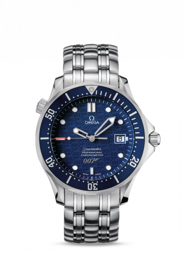 Omega Seamaster Diver 300M Automatic 41 Stainless Steel / Blue / Bracelet / James Bond 40th Anniversary 2537.80.00