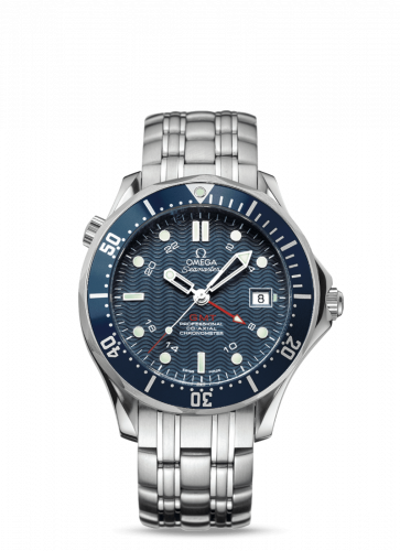 Omega Seamaster Diver 300M Co-Axial 41 GMT Stainless Steel / Blue / Bracelet / SBS 2539.80.00 Omega Seamaster Diver 300M Co-Axial 41 GMT Stainless Steel / Blue / Bracelet / SBS 2539.80.00