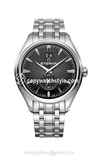 Eterna Avant-Garde Quartz Big Date Black / Bracelet 2545.41.40.1715 Eterna Avant-Garde Quartz Big Date Black / Bracelet 2545.41.40.1715