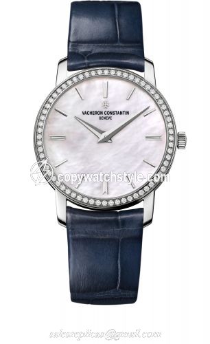 Vacheron Constantin Traditionnelle Quartz White Gold / Diamond / MOP 25558/000G-B157 Vacheron Constantin Traditionnelle Quartz White Gold / Diamond / MOP 25558/000G-B157