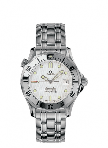 Omega Seamaster Diver 300M Quartz 36.25 Stainless Steel / White / Bracelet 2562.20.00 Omega Seamaster Diver 300M Quartz 36.25 Stainless Steel / White / Bracelet 2562.20.00