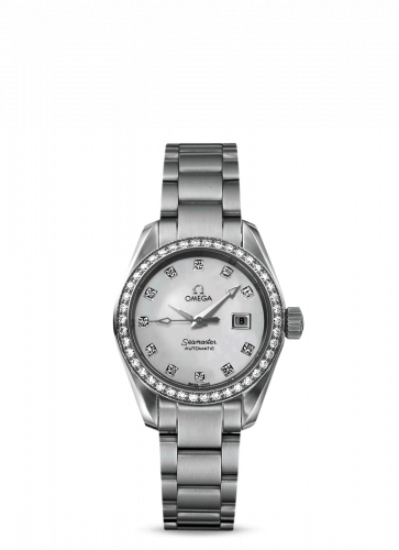 Omega Seamaster Aqua Terra 150M Automatic 29.2 Stainless Steel / Diamond / MOP / Bracelet 2565.75.00 Omega Seamaster Aqua Terra 150M Automatic 29.2 Stainless Steel / Diamond / MOP / Bracelet 2565.75.00