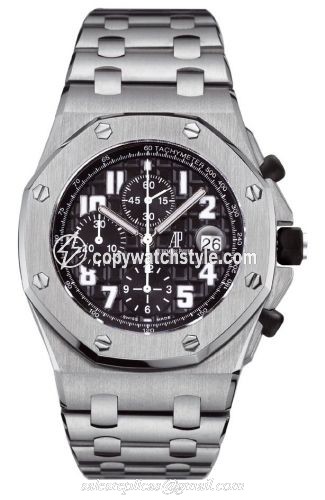 Audemars Piguet Royal Oak OffShore 25721 Chronograph Stainless Steel / Black 25721ST.OO.1000ST.08 Audemars Piguet Royal Oak OffShore 25721 Chronograph Stainless Steel / Black 25721ST.OO.1000ST.08