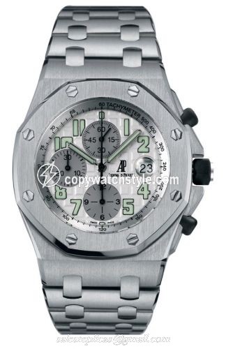 Audemars Piguet Royal Oak OffShore 25721 Chronograph Titanium / Silver 25721TI.OO.1000TI.05 Audemars Piguet Royal Oak OffShore 25721 Chronograph Titanium / Silver 25721TI.OO.1000TI.05