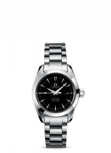 Omega Seamaster Aqua Terra 150M Quartz 29.2 Stainless Steel / Black / Bracelet 2577.50.00 Omega Seamaster Aqua Terra 150M Quartz 29.2 Stainless Steel / Black / Bracelet 2577.50.00