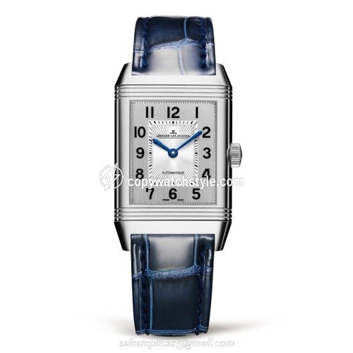 Jaeger-LeCoultre Reverso Classic Medium Duetto Stainless Steel / Silver / Alligator 2578422 Jaeger-LeCoultre Reverso Classic Medium Duetto Stainless Steel / Silver / Alligator 2578422