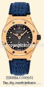 Audemars Piguet Royal Oak OffShore 25808 Full Calendar Yellow Gold / Blue 25808BA.O.0009/01 Audemars Piguet Royal Oak OffShore 25808 Full Calendar Yellow Gold / Blue 25808BA.O.0009/01