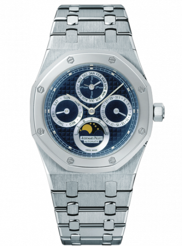 Audemars Piguet Royal Oak Perpetual Calendar Stainless Steel / Platinum / Dark Blue 25820SP.OO.0944SP.02 Audemars Piguet Royal Oak Perpetual Calendar Stainless Steel / Platinum / Dark Blue 25820SP.OO.0944SP.02